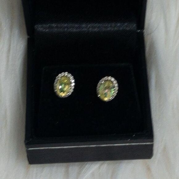 Diamond International Citrine & Diamond Earrings - Picture 2 of 4